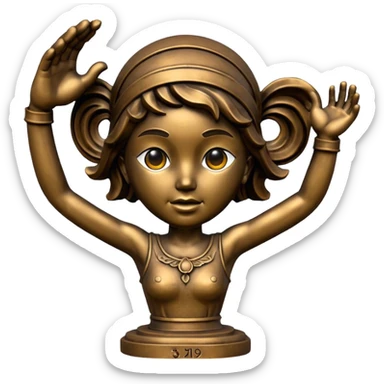 Spirit Of Detroit statue sticker