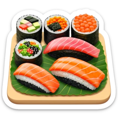 sushi making sticker
