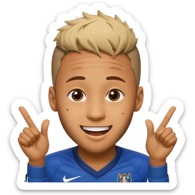 neymar celebrate sticker