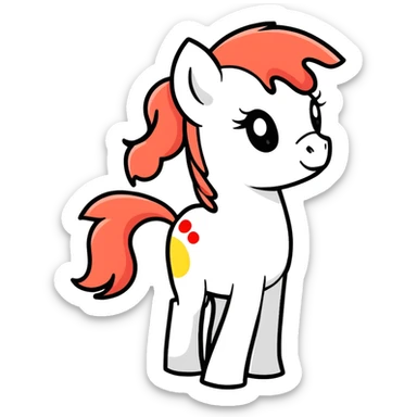 Pony Emoji sticker