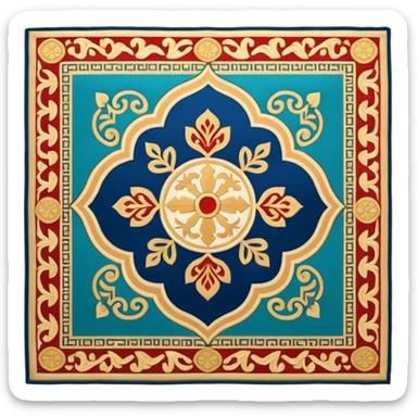 Tapis de prière sticker