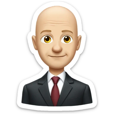 Anton Siluanov Russian Finance Minister bald in formal suit sticker