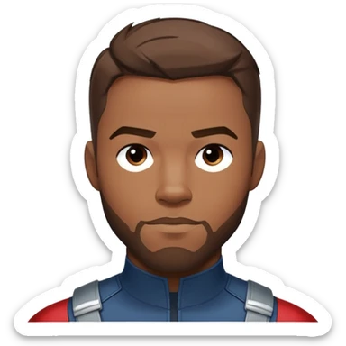 Sam Wilson with side-whiskers from avenger sticker