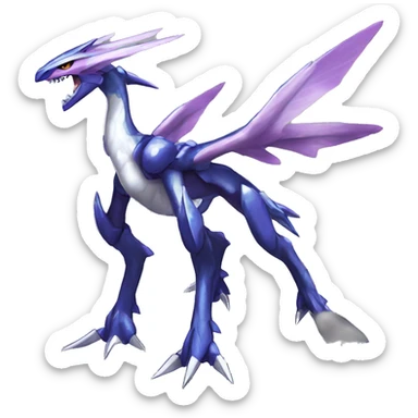  Cool Cute Edgy Shiny Godly Ethereal Digimon-Genesect-Dialga-Reptile full body sticker