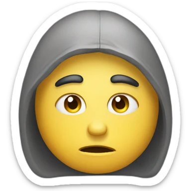 Emoji triste sticker