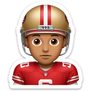 49ers fan sticker
