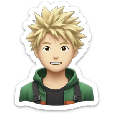 Bakugo katsuki  sticker