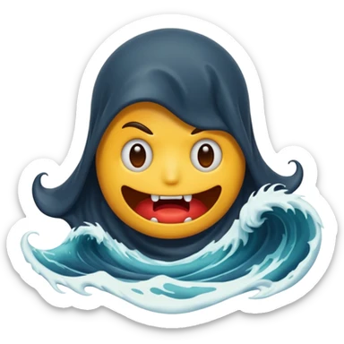 Terror - extreme fear, more intense than regular fear sticker