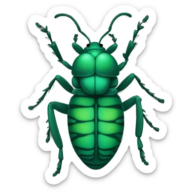 insecte long comme une chenille, avec 100 de pattes sticker