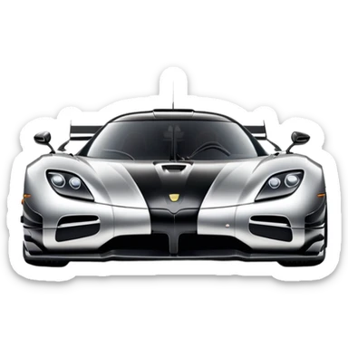 Koenigsegg One:1 hypercar sticker