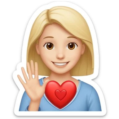 FLOORK DANDO UN CORAZÓN Y DICIENDO DURMETE O TE CONQUISTO sticker