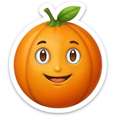 Guaxinim laranja sticker