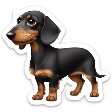 Wirehaired Dachshund sticker