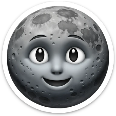 moon dark sticker