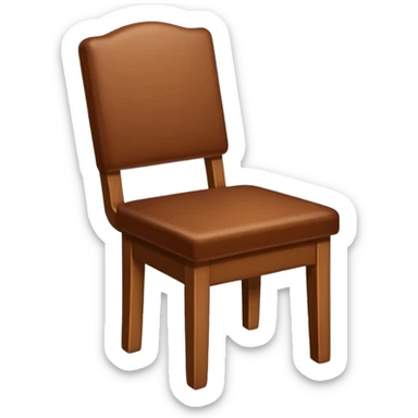 Chair getting kicked sticker