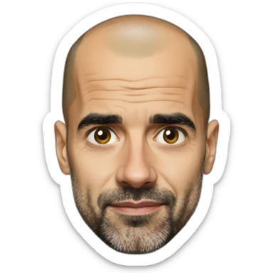 pep guardiola sticker