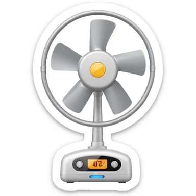 electric fan sticker