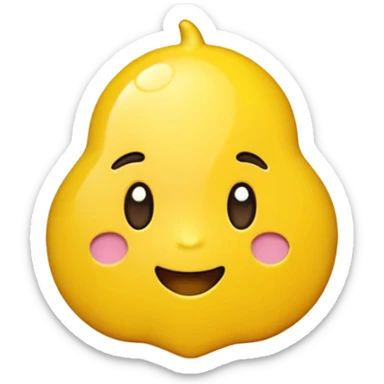 Eu quero criar um emoji de uma chupeta amarela   sticker