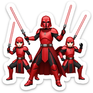 make red sith clan related propaganda sticker