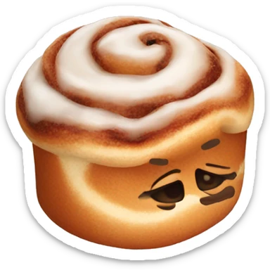 Cinnamon roll sticker