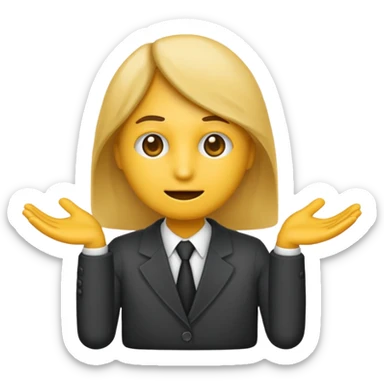 Emoji that represents a workflow reaction for "No Fraud Suspected" using words or a single image without faces sticker