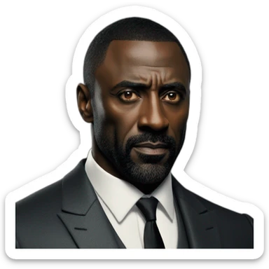 Idris Elba james bond sticker