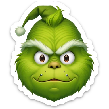 the grinch sticker