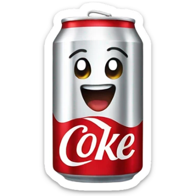 Diet Coke Can ￼ sticker