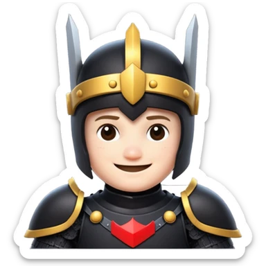 A Roblox Black Knight hacker sticker