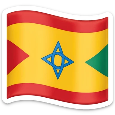 Je veut un drapeau de la tribus amazigh sticker