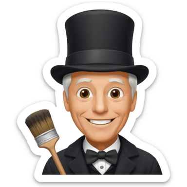 Dick Van Dyke chimney sweep  for discord  sticker