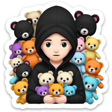 Terrorist who has lots of stuffed animals sticker