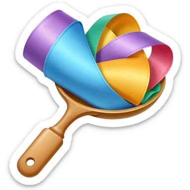 A scoop of ribbon sticker