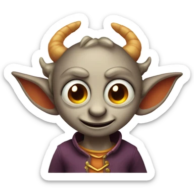 Valentine Imp sticker