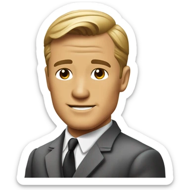 George peppard breakfast at Tiffany’s  sticker