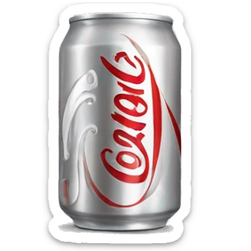 Diet Coke can  sticker