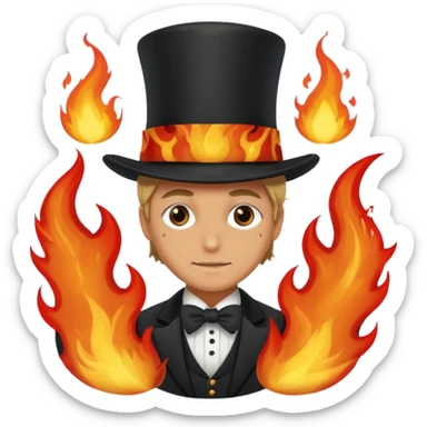 Sabo l'empereur des flammes de one piece sticker