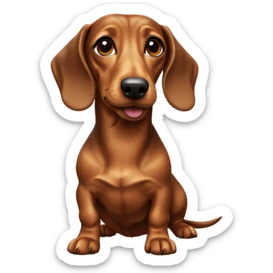 Dachshund sticker