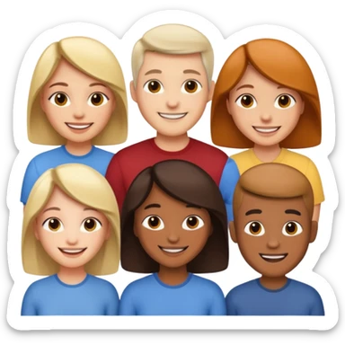 amigos y familia sticker