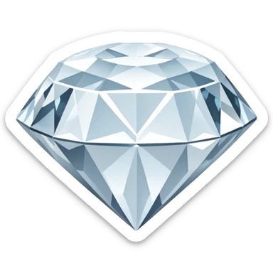 blue backround with a large white square that is rotated approximately 45 degrees, so it looks like a diamond shape instead of a normal square. sticker