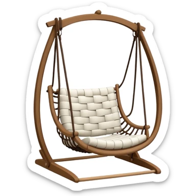 Swinging chair sticker
