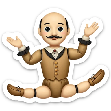 Icon for Puppet Theater: a puppet body sticker