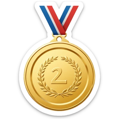 Create a gold medal which says "Brocation 2026" sticker