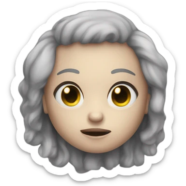 Scarry chuky Doll me voy a dormir sticker