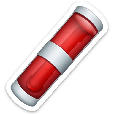 tubo de sangue quase vazio sticker