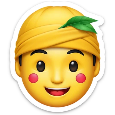 Cinematic Realistic V-pop Music Pop Culture Emoji, showcasing a modern, energetic representation of Vietnamese pop culture rendered with vivid textures and dynamic, colorful lighting. sticker