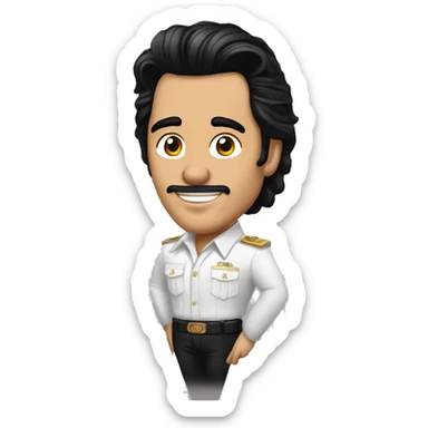 Alcalde Jhonny Fernández con su Peinado similar a Presley  sticker