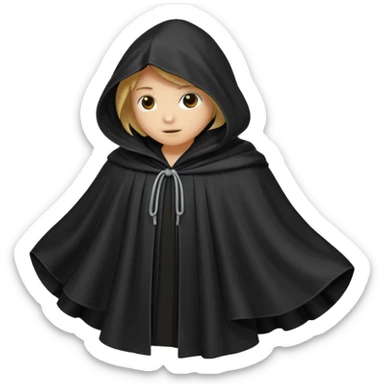 Hooded Cloak sticker