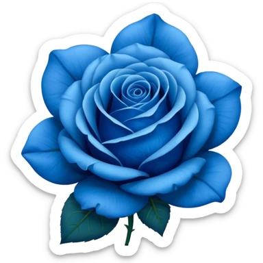 Rosa azul sticker