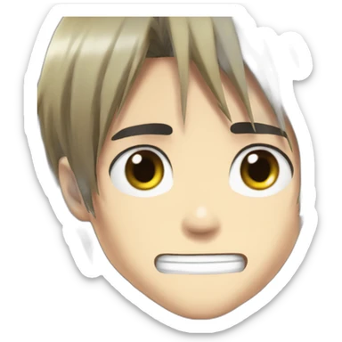 anime eren attack on titan sticker